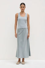 Robyn Scoop Neck Rib Tank - Cloud