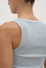 Robyn Scoop Neck Rib Tank - Cloud