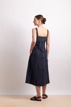 As It Seems Dress - Dark Ink/White