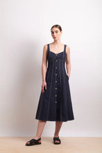 As It Seems Dress - Dark Ink/White