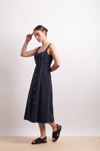 As It Seems Dress - Dark Ink/White