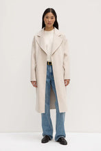 Sadie Single Breasted Wool Coat Oat