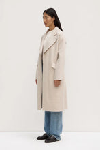Sadie Single Breasted Wool Coat Oat