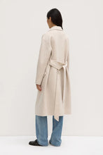 Sadie Single Breasted Wool Coat Oat