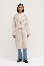 Sadie Single Breasted Wool Coat Oat