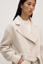 Sadie Single Breasted Wool Coat Oat