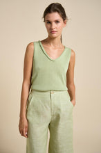 Scoop Spring Tank- Green