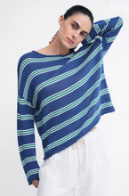 Stripe Spring Knit - Blue/Green