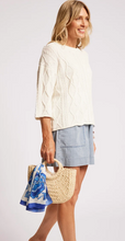 Casa Cable Jumper - White