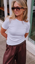 Luella Rib Tee - White