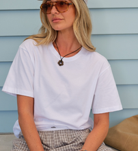 Stevie Slouchy Tee - White