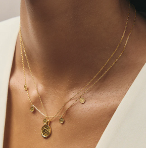 Citron Charm Necklace - Gold