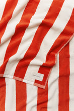 Wide Stripe Beach Towel - Popsicle/White