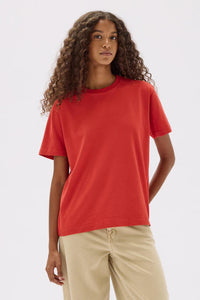 Womens Oranic Base Tee - Papaya