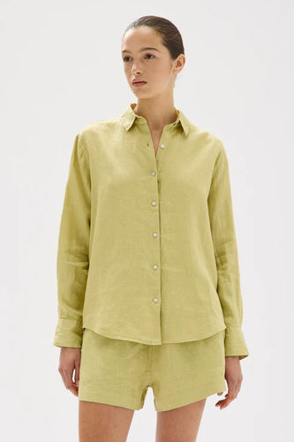 Xander Long Sleeve Shirt - Pear