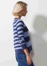 Multi Stripe Cardi Denim