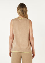 Essential Two Tone Vest Oat