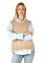 Essential Two Tone Vest Oat