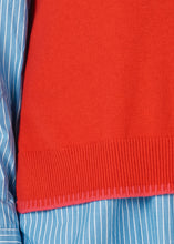 Essential Two Tone Vest Rouge