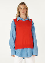 Essential Two Tone Vest Rouge