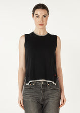 Essential Two Tone Vest Black