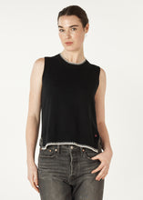 Essential Two Tone Vest Black