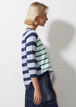 Multi Stripe Jumper - Denim