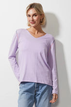 V Stitch Jumper - Lilac