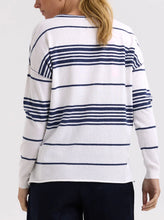 Beach Bum Jumper - White/Navy