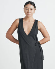 Miya Wrap Dress - Balck