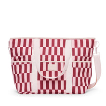 cooler base - burgundy/peony