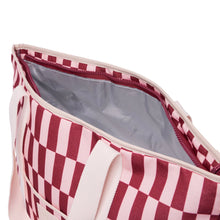 cooler base - burgundy/peony