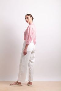 Pin Tuck Shirt - Pink