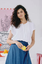 Orsula Button Top - White