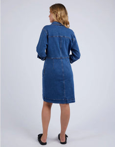 Gwen Long Sleeve Denim Dress