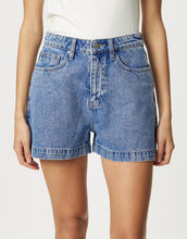Boxy Denim Short - Dark Stone