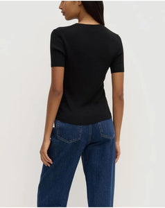 Amira Knit Short Sleeve Tee
