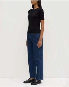Amira Knit Short Sleeve Tee