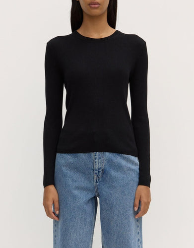 Amira Knit Long Sleeve Black