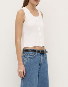 Misty Knit top - antique white