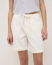 Bobbie Twill Midrise Short - Antique White
