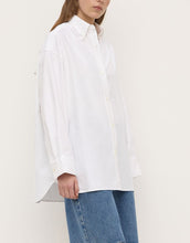 Ollie Oxford long sleeve shirt - white