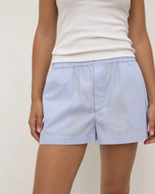 Havana Stripe Poplin Short - Blue/White Stripe