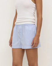 Havana Stripe Poplin Short - Blue/White Stripe