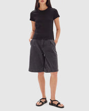 Lyla Cap Sleeve Tee Black