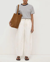 Leony Stripe Tee - True Navy/Antique White