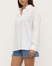 Everyday Womens Linen LS Shirt - White