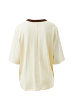 Luna Relaxed Tee - Milk/La Mer