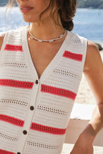 Ayla Knit Mini Dress - Milk Heritage Red Stripe