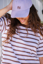 Pip Everyday Cap - Orchid/Milk Choc Monogram